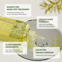 STEAMBASE arbre à thé - formulation naturelle avec extraits clés.