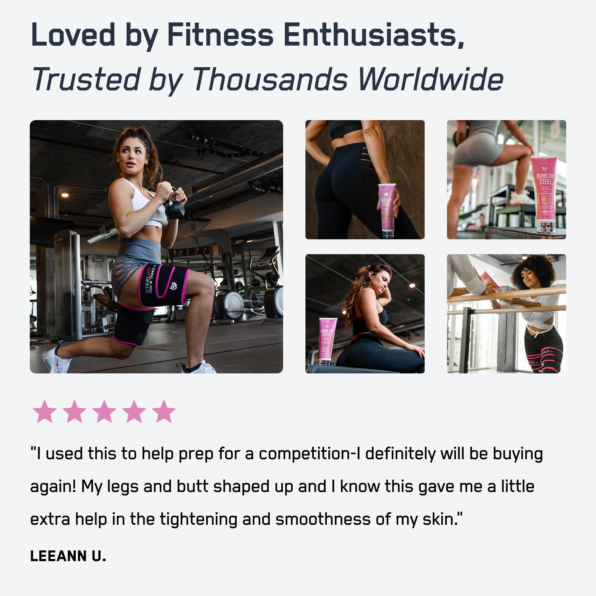 SteelFit uso diario recomendado dos veces al día para mejores resultados.