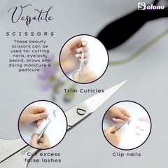 Tijeras Stelone de acero inoxidable, filo duradero para cortes limpios