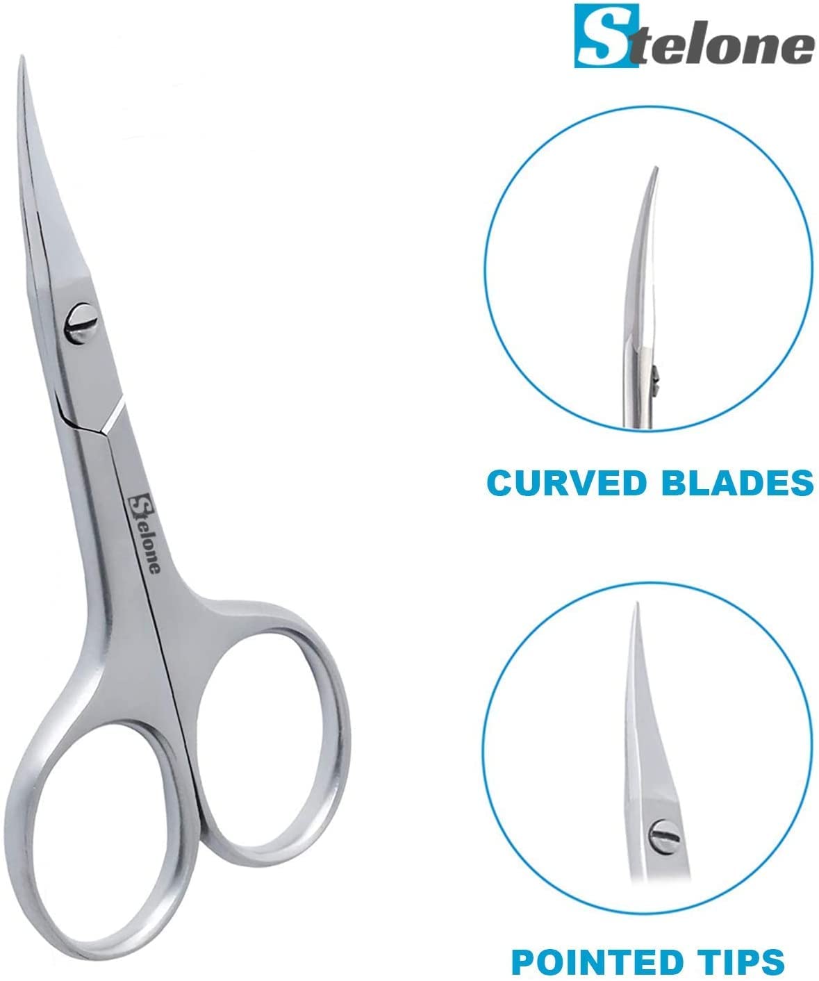 Tijeras Stelone para manicura compactas, ideales para uñas y cutículas en casa