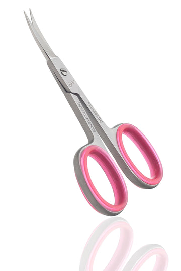 Tijeras curvas para vello facial de Stemedic Instruments para barba y bigote