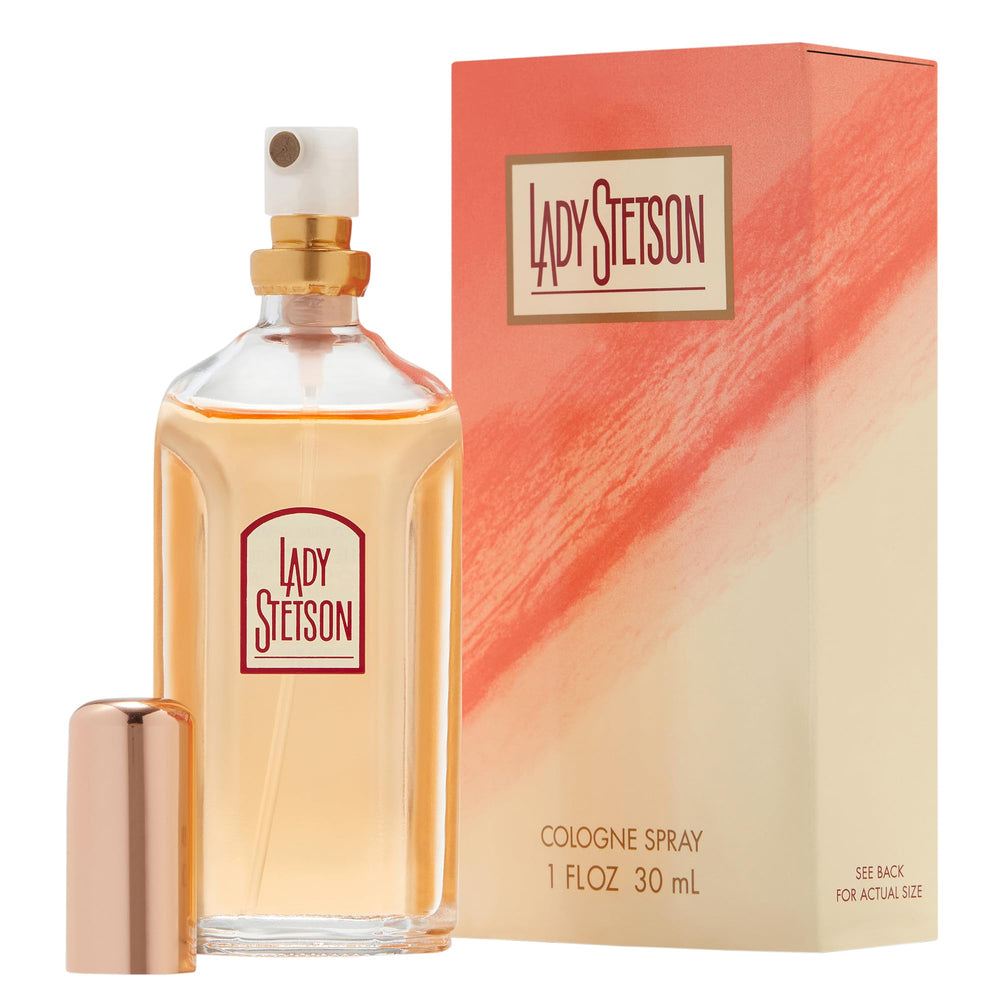 Frasco clásico de Lady Stetson, diseño atemporal.