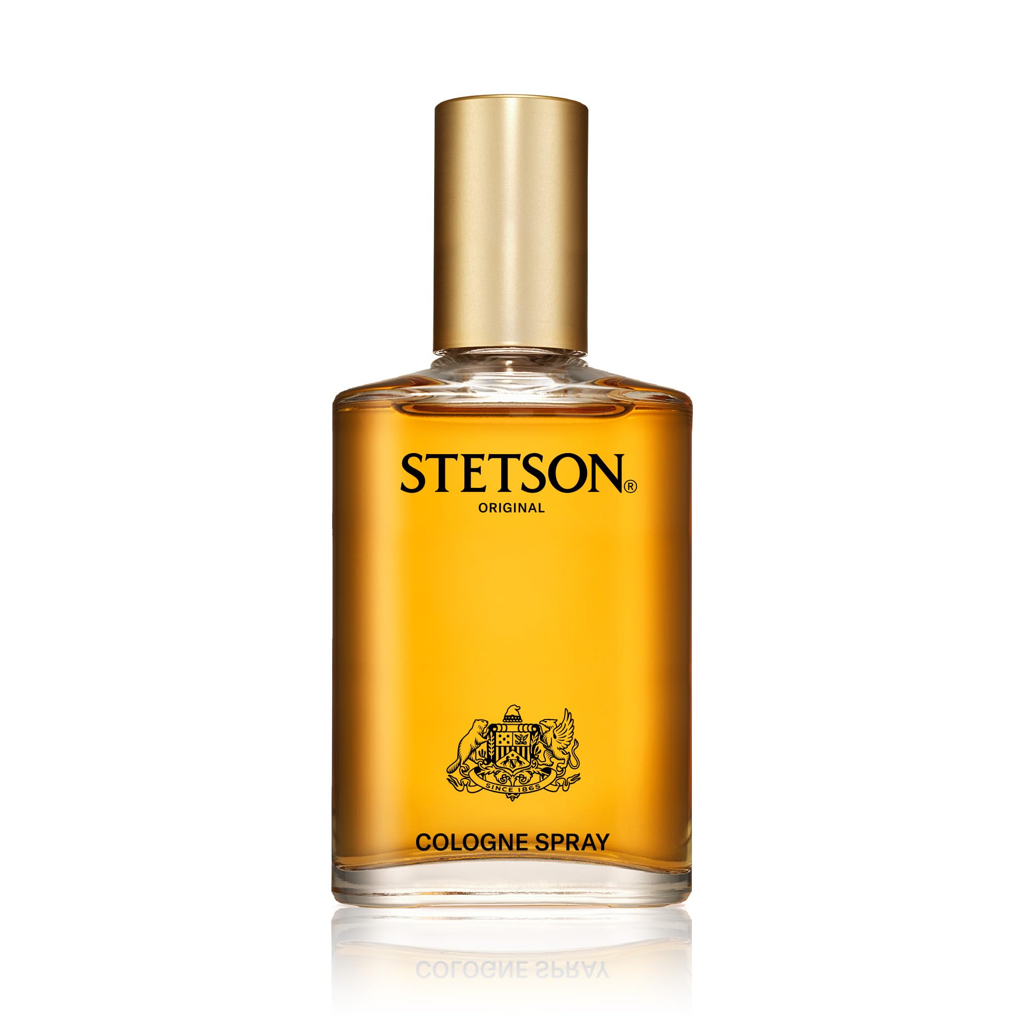 Stetson Original, botella en bolso de viaje, ideal para retoques durante el día.