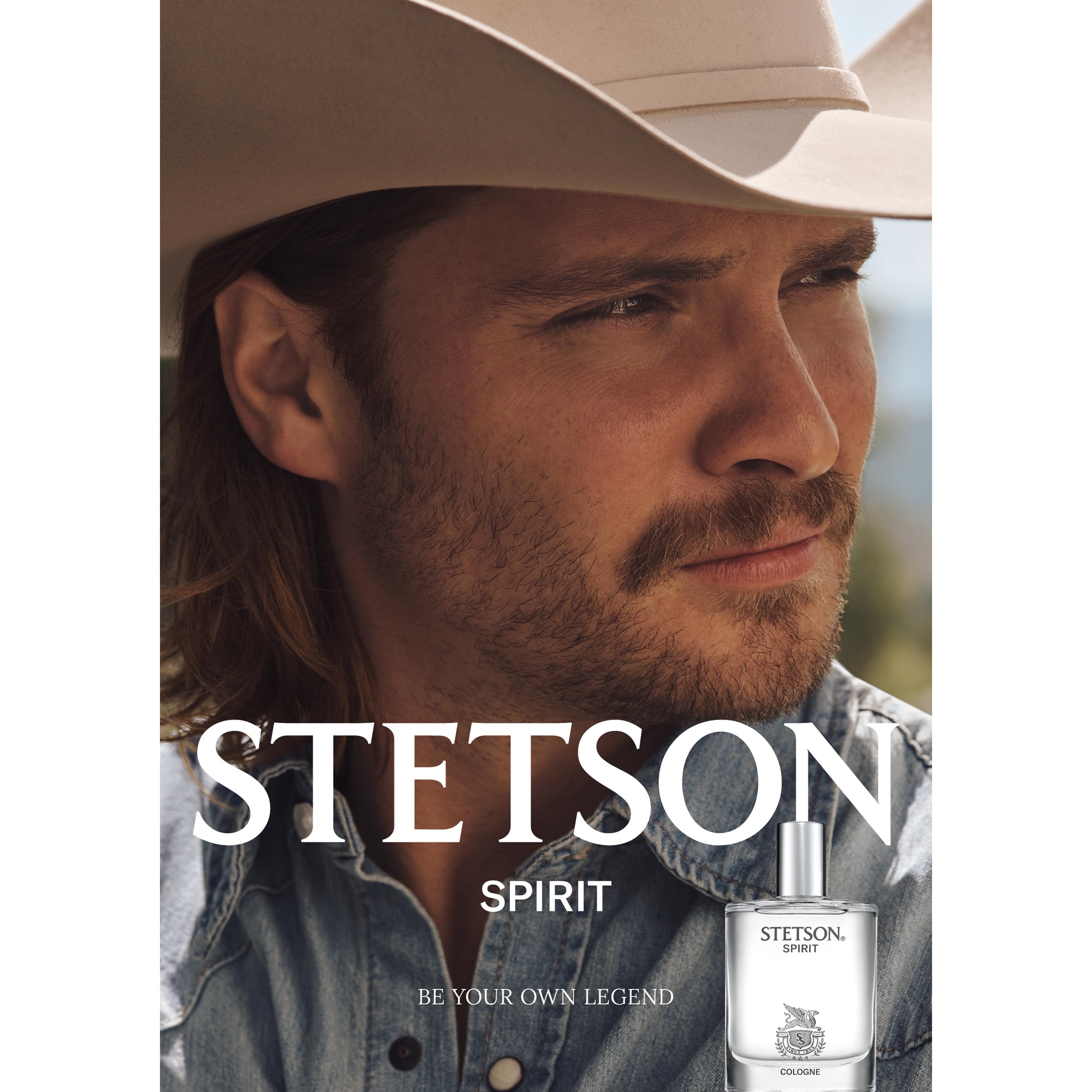 Stetson Spirit notas-top-bergamota-mandarina ofrece arranque fresco para el día.