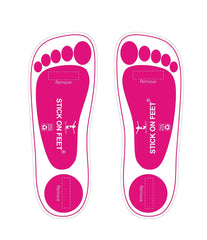 STICKONFEET coussinets-pieds pour bronzage en aérosol, sécurité et hygiène pendant chaque séance.