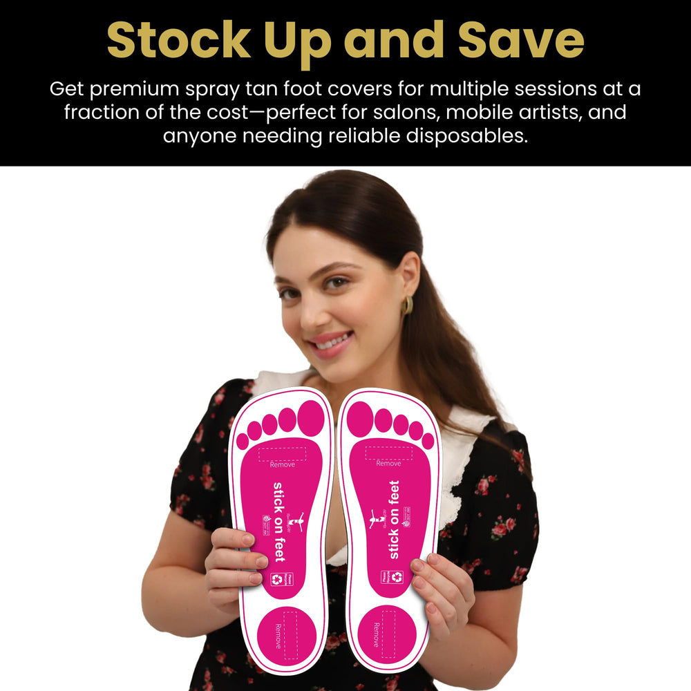 Packs-pieds STICKONFEET, solution économique pour plusieurs sessions.
