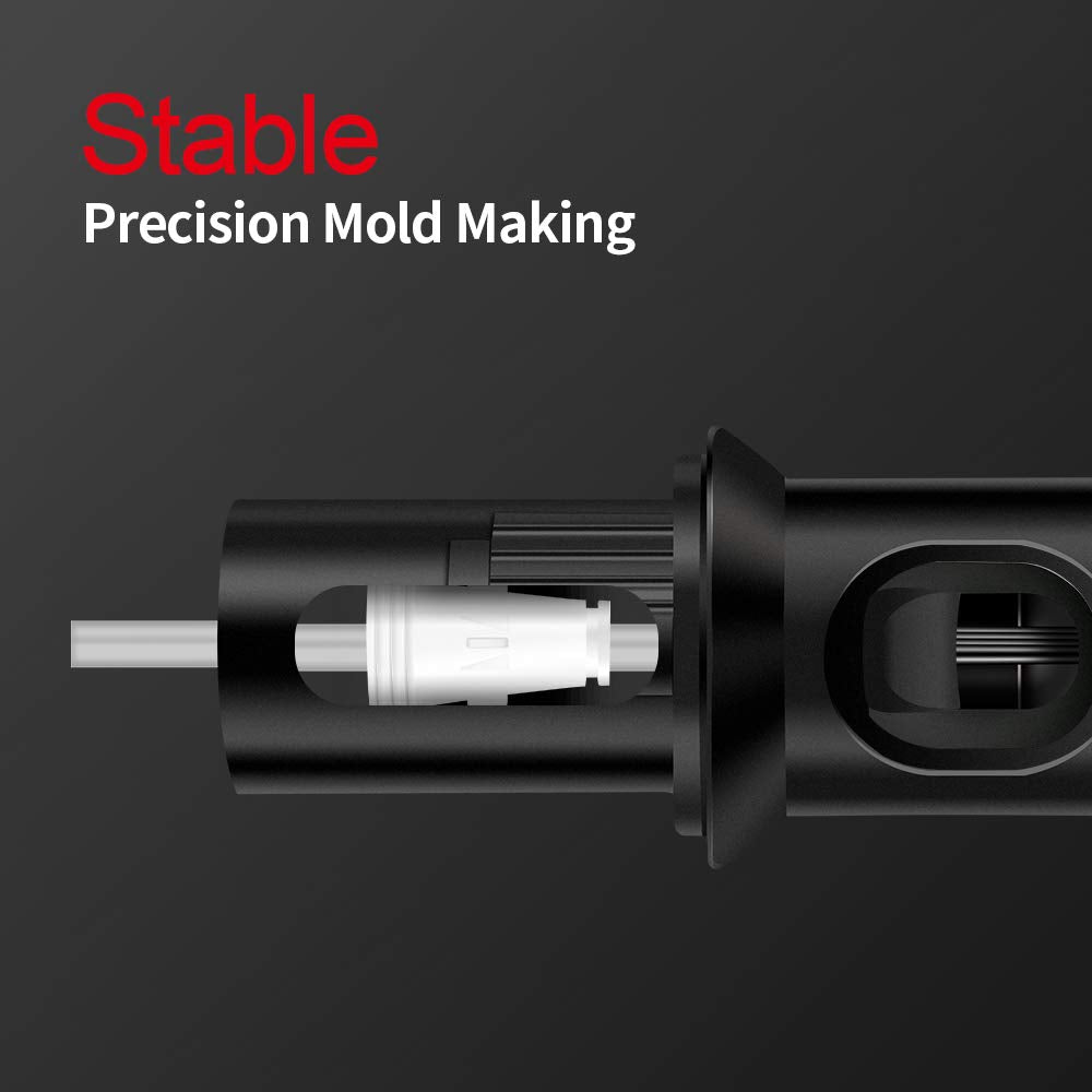 Membrana de seguridad en cartucho Stigma evita retorno de tinta.