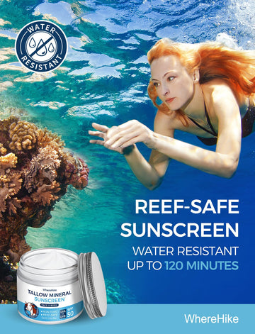 STILIP protector solar mineral, resistente al agua para actividades al aire libre.