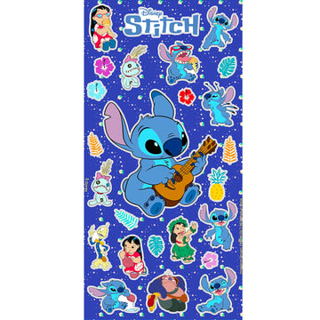 Uñas postizas Stitch colores vibrantes para juego creativo de manualidades.