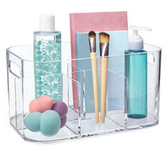 STORi Bliss: organizador de 5 compartimentos para maquillaje, visualizacion rapida