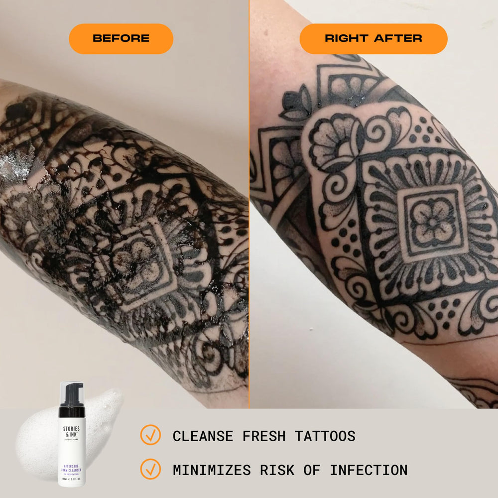 Stories & Ink limpiador hipoalergénico para piel sensible