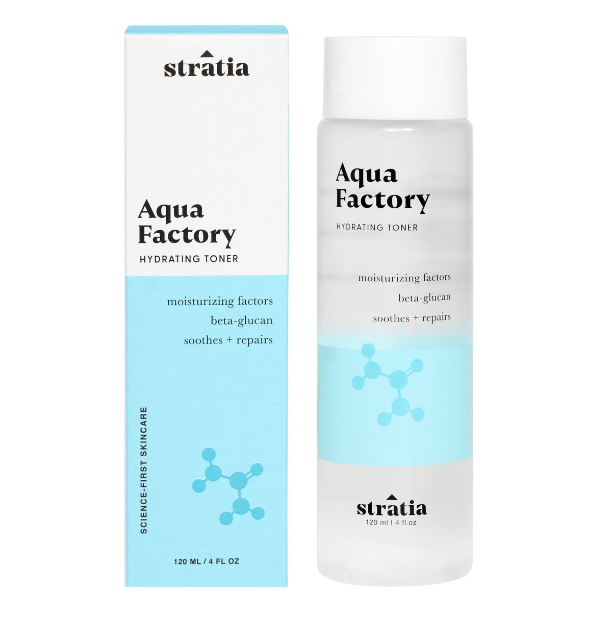 Stratia Aqua Factory Toner: equilibrio de piel en botella.
