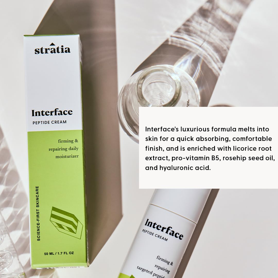 Stratia Interface – huile rose musquée nourrit la peau en profondeur.