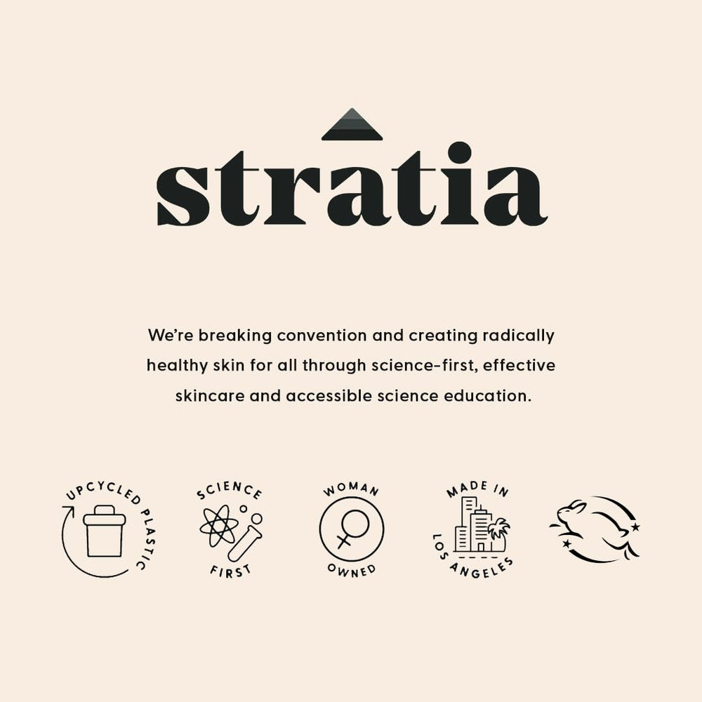 Stratia Interface – routine quotidienne simplifiée pour hydratation et réparation.