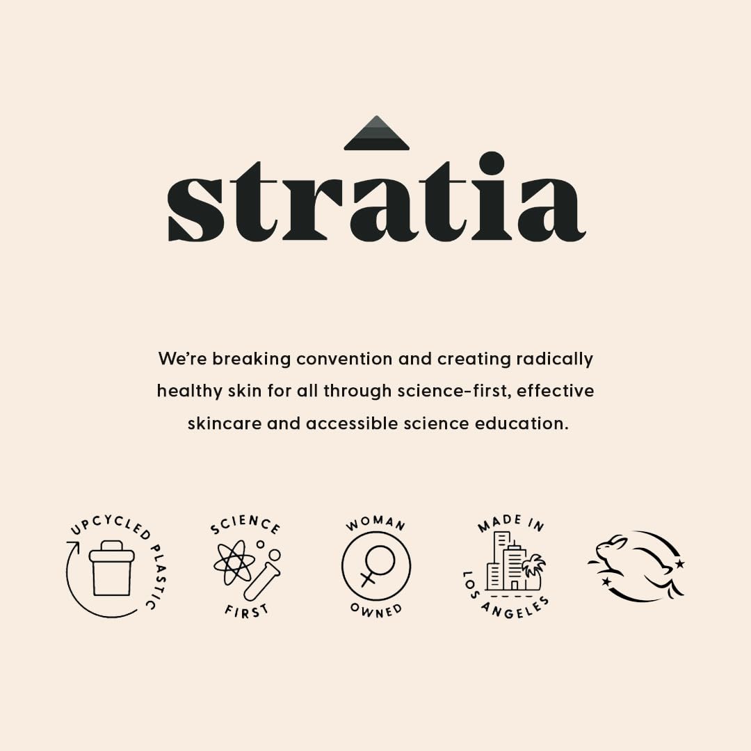 Stratia Velvet Cleansing Milk, envase práctico perfecto para rutina diaria de cuidado facial.
