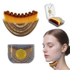 Cepillo facial contorno linfático Strict, primer plano del cabezal para esculpir rasgos