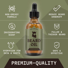 Striking Viking Aceite para Barba Cedro, aroma cálido y equilibrado