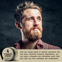 Aroma a vainilla de Striking Viking Beard Butter para empezar el día