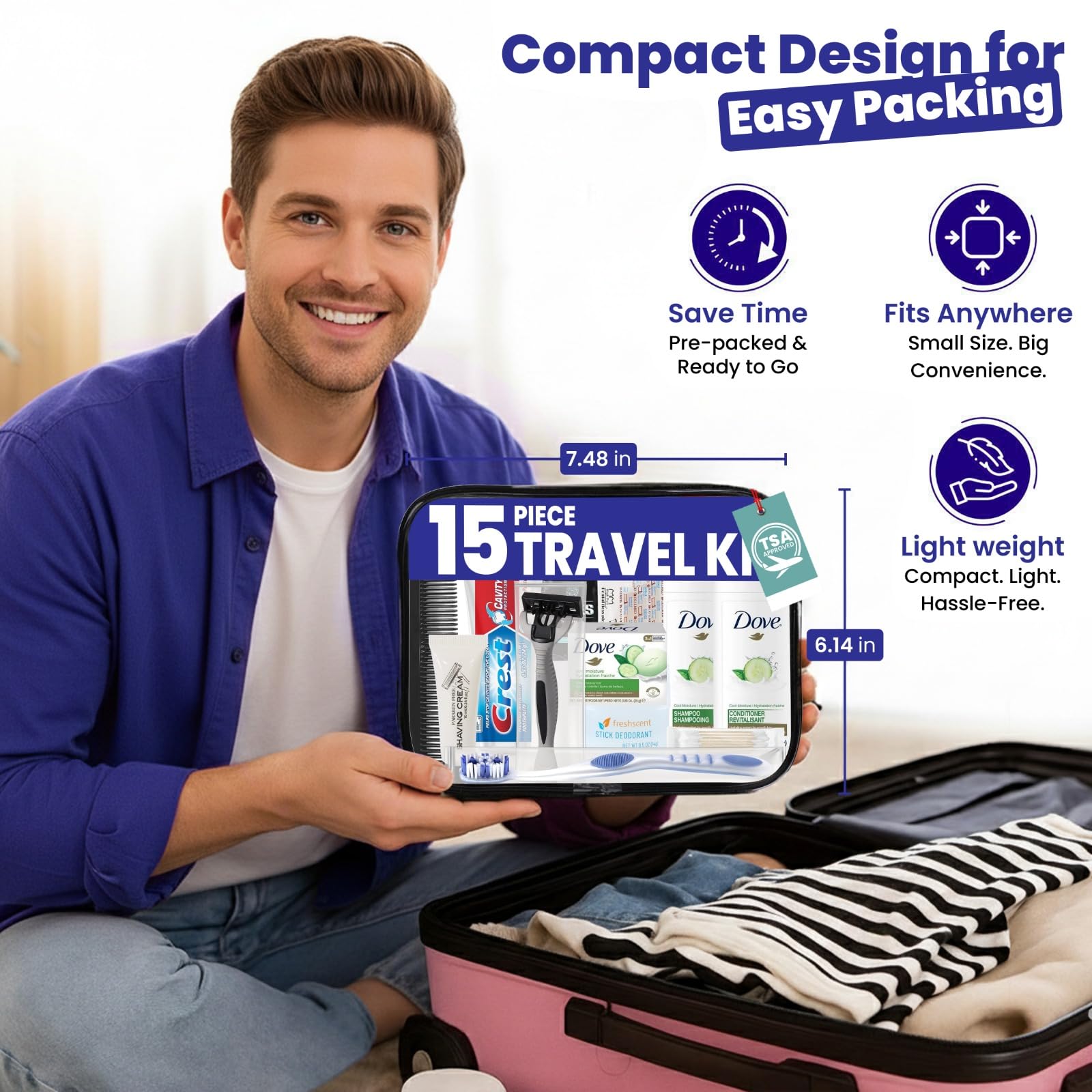 Gel de baño Trektote en tamaño viaje para ducha rápida