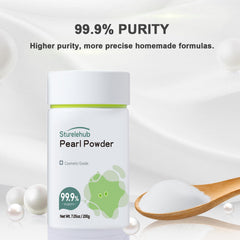 Sturelehub polvo de perla, textura fina ideal para mascarillas caseras