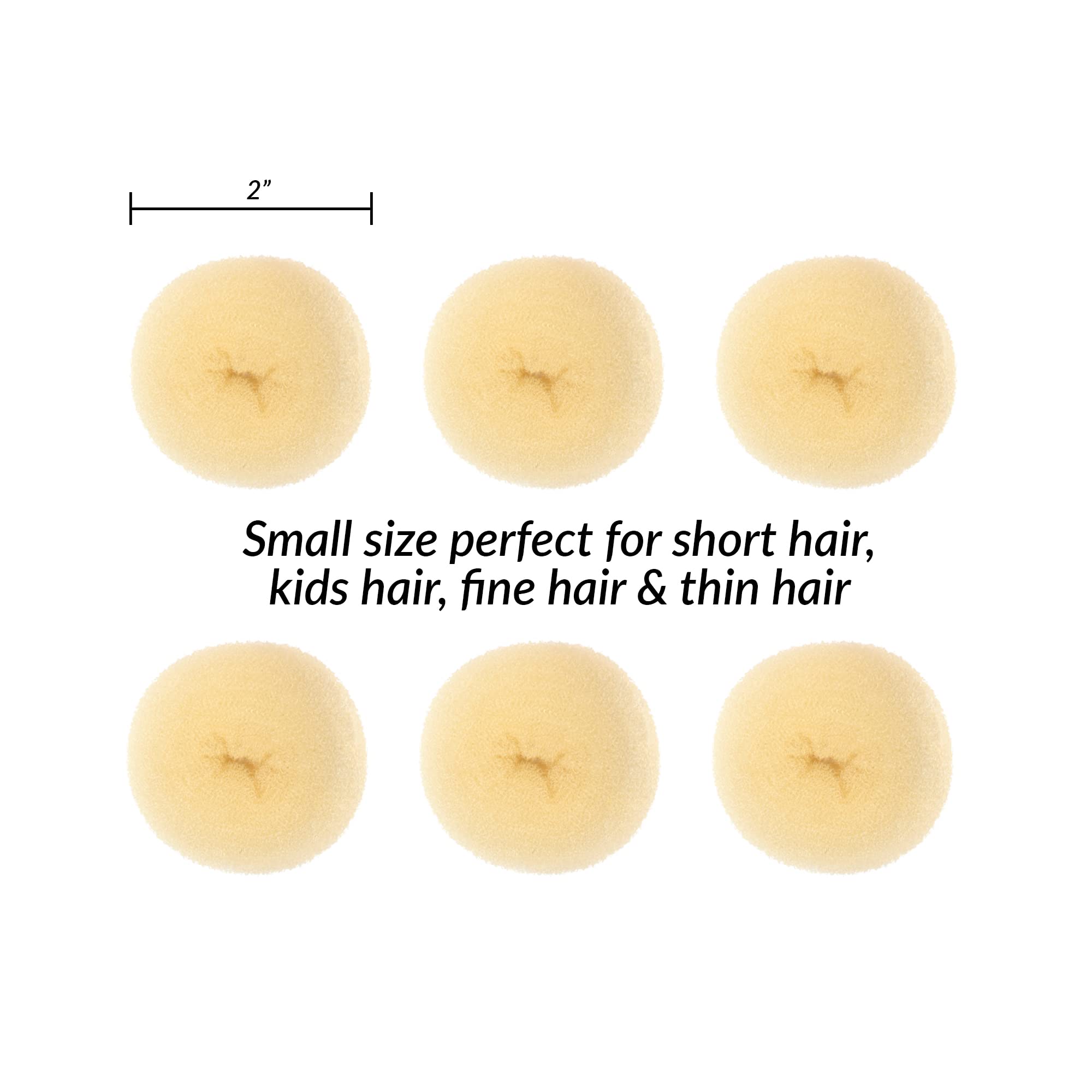 Styla Hair moño ballet para niñas en tamaño pequeño, opción práctica para eventos.