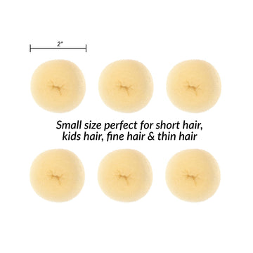 Styla Hair moño ballet para niñas en tamaño pequeño, opción práctica para eventos.