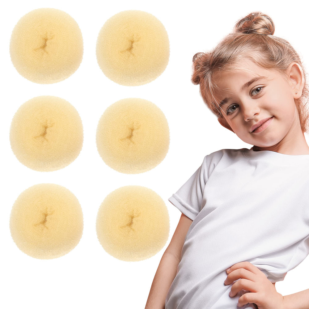 Styla Hair moño enrollado para niñas, solución rápida para la escuela.