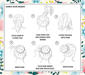 Styla Hair juego de moños reutilizables para ballet y recogidos.
