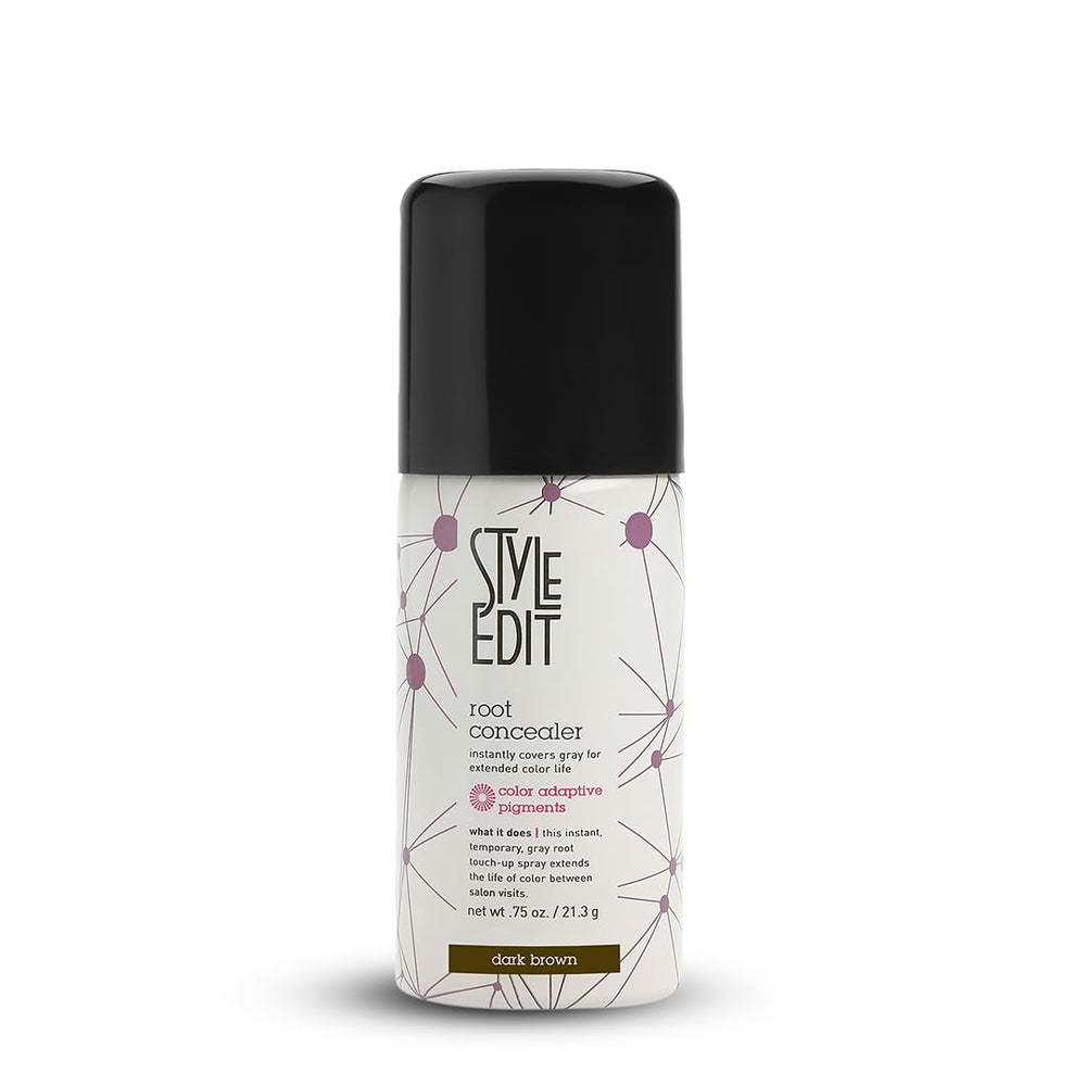 Style Edit cubre raíces con pulverizador para ocultar canas con precisión.