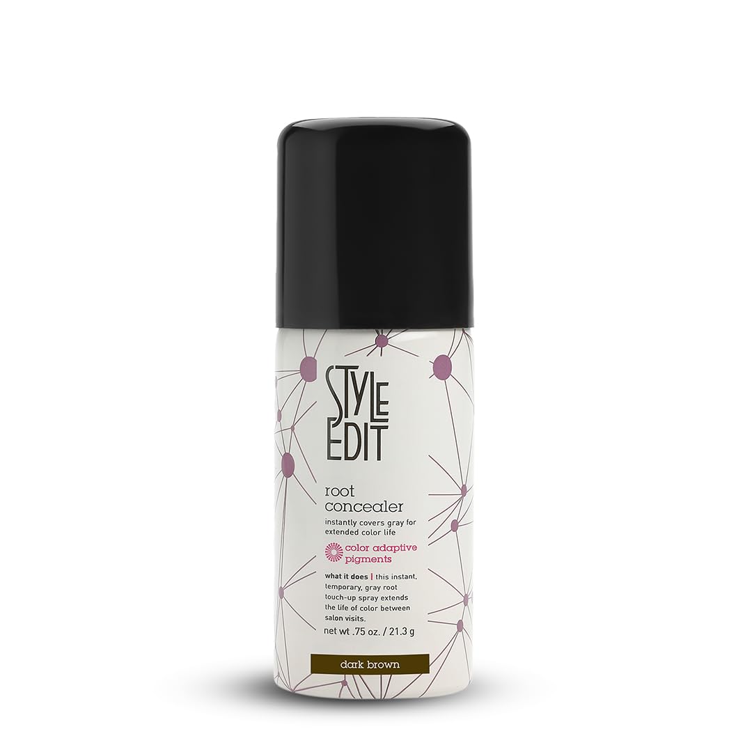 Style Edit cubre raíces con pulverizador para ocultar canas con precisión.