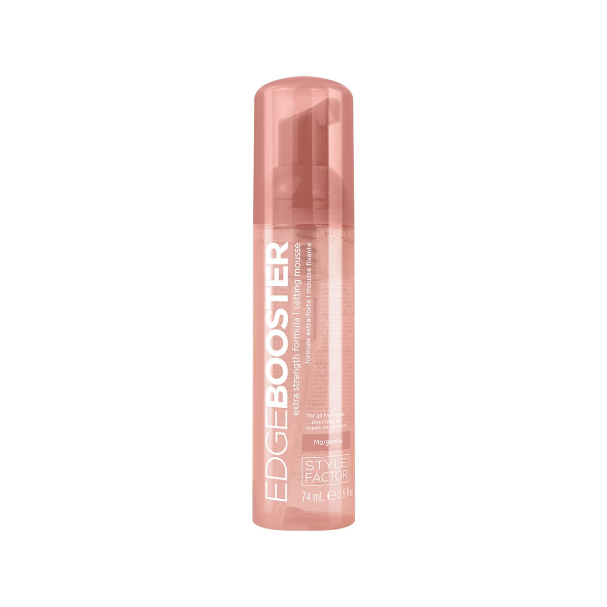 Style Factor Edge Booster Mousse en formato viaje Morganite para rizos definidos