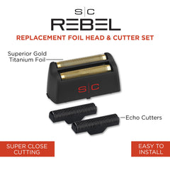 StyleCraft Rebel: Cortadores Echo de acero inoxidable, corte cercano