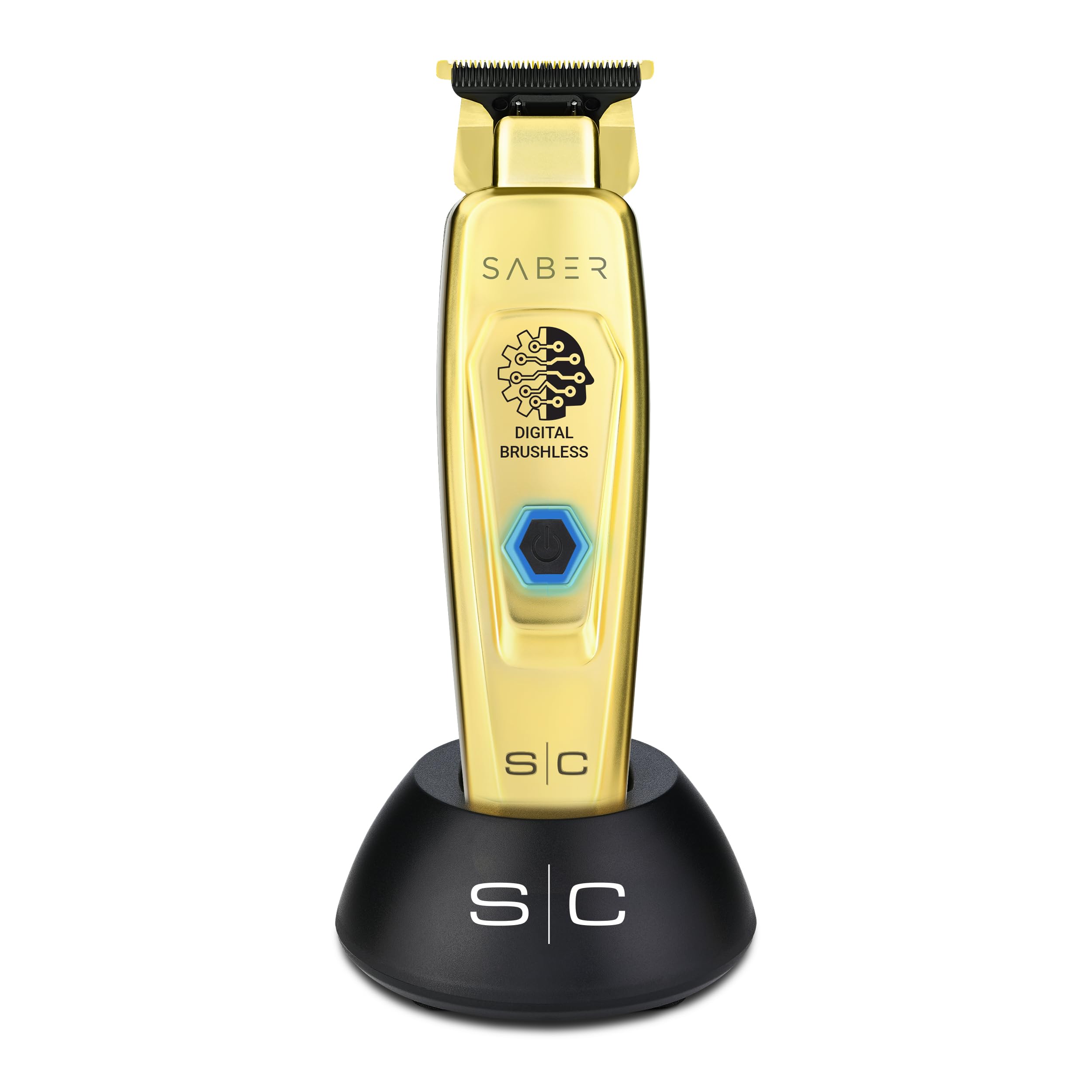 Stylecraft Saber Pro con cuerpo metálico dorado para manejo cómodo y premium.