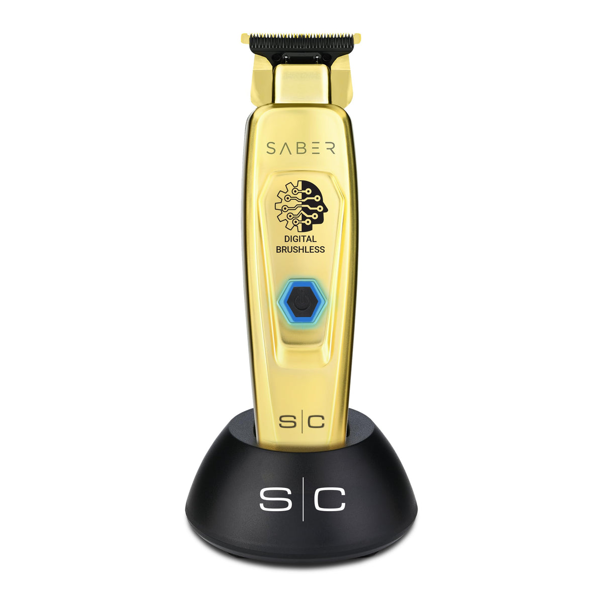 Stylecraft Saber Pro con cuerpo metálico dorado para manejo cómodo y premium.