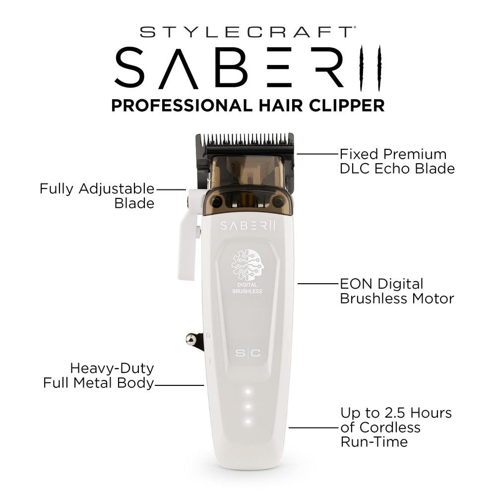 Stylecraft Saber II cuchilla DLC ECHO para cortes suaves y confiables