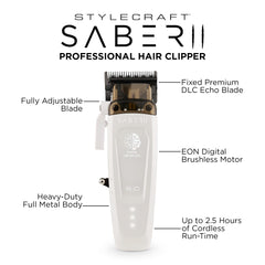 Stylecraft Saber II cuchilla DLC ECHO para cortes suaves y confiables