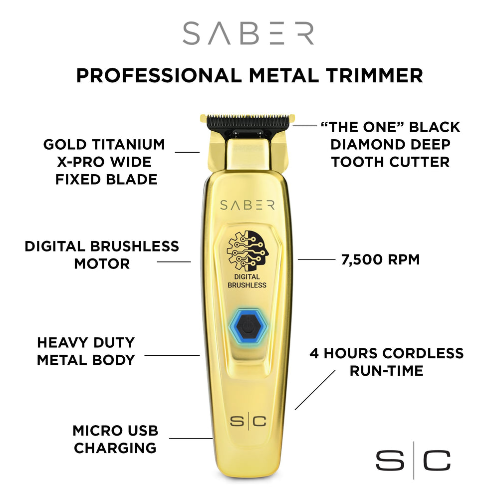 Stylecraft Saber Pro con motor digital brushless para cortes potentes y eficientes.