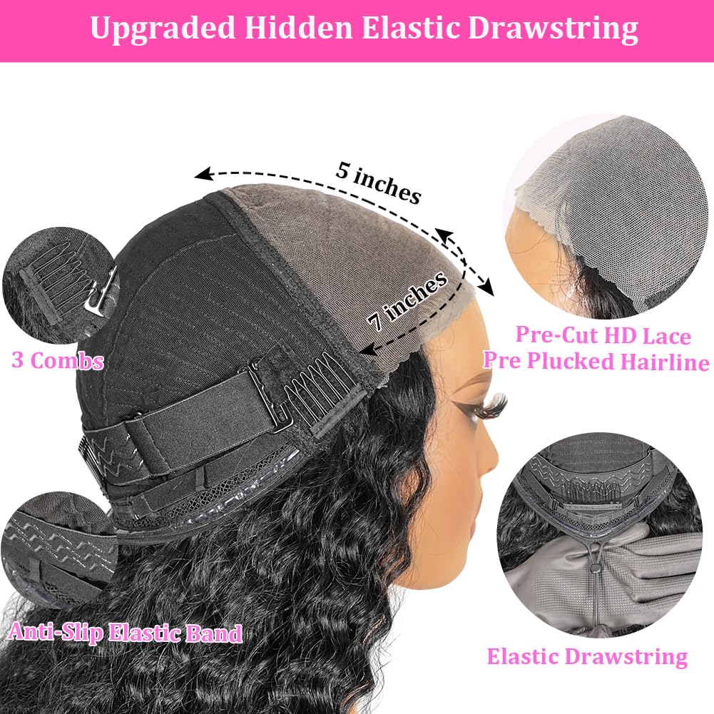StyleLife cap elastico con 3 peines para estabilidad.