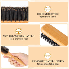 STYLEMATE cepillo anti-frizz y antiestático para cabello suave.