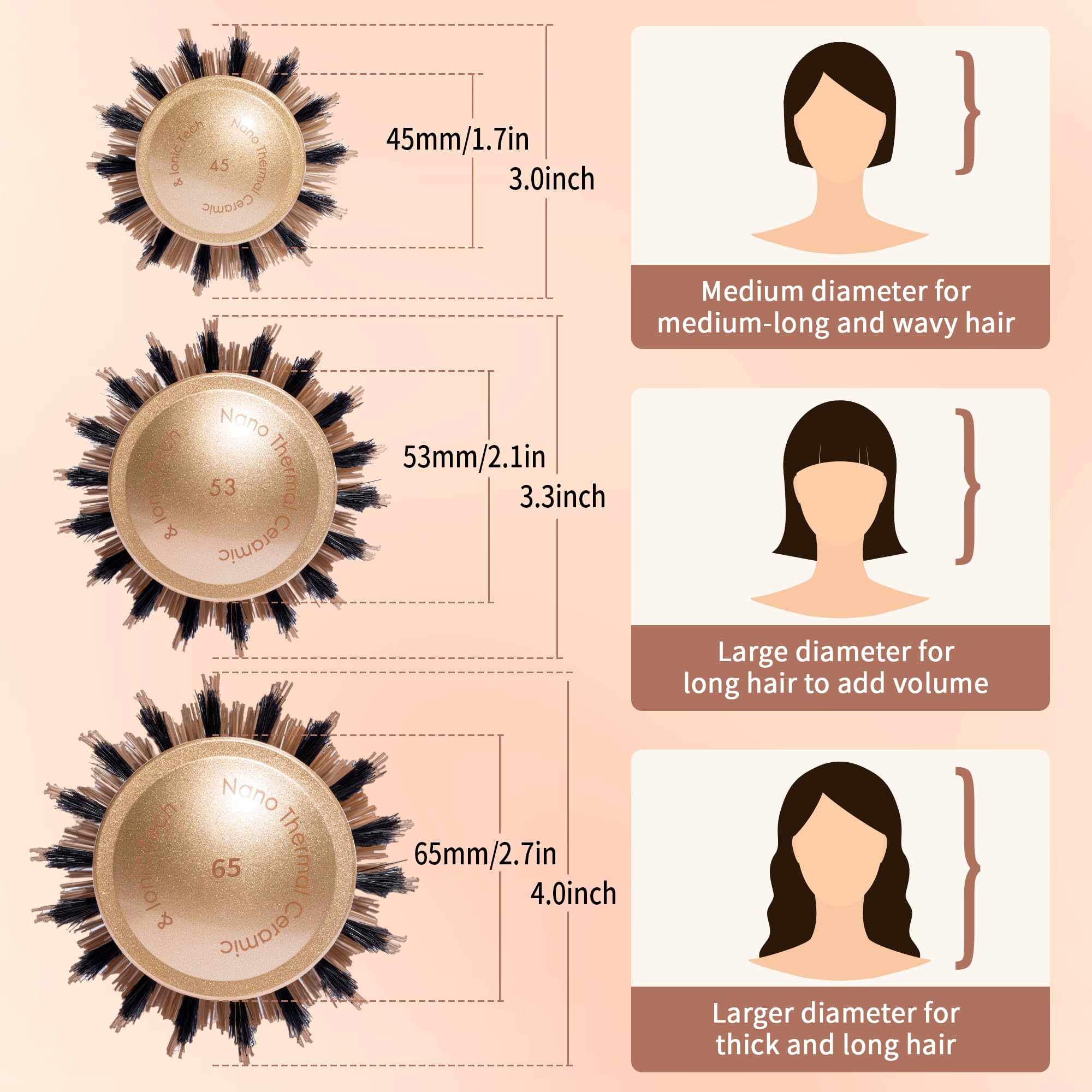 STYLEMATE tecnología cerámica iónica reduce frizz y acelera el secado