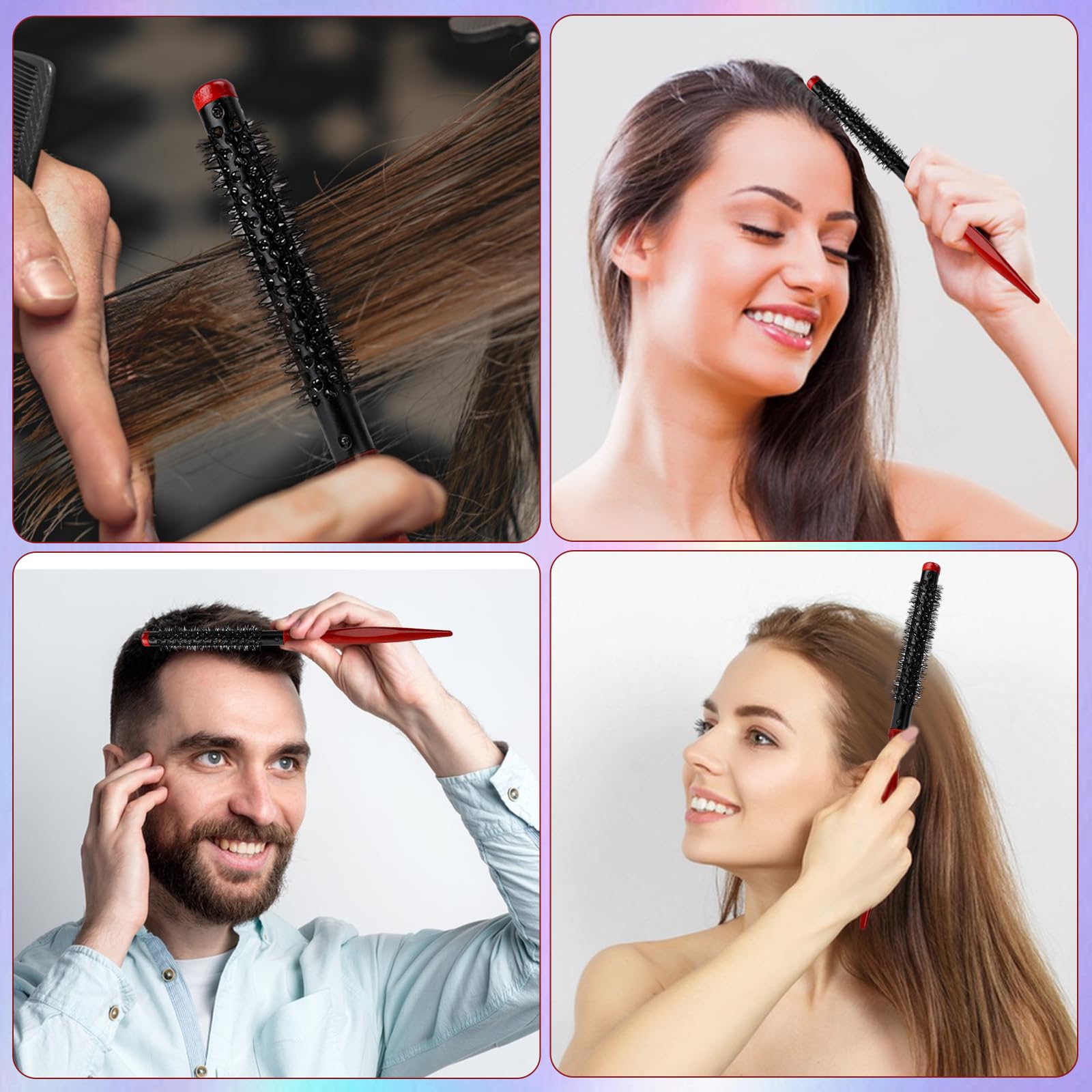 Styquenzer cepillo compacto ideal para viaje y retoques