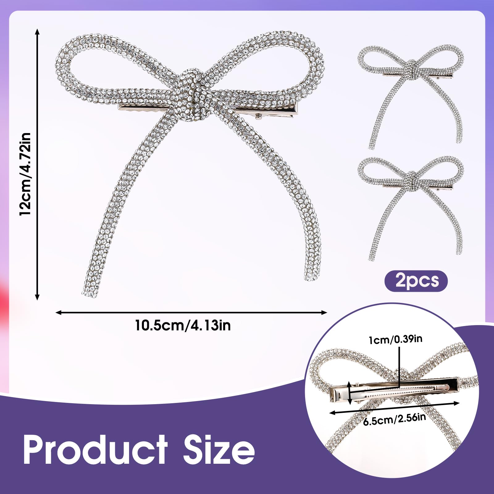 Styquenzer clips tipo pato para el pelo, agarre firme y cómodo
