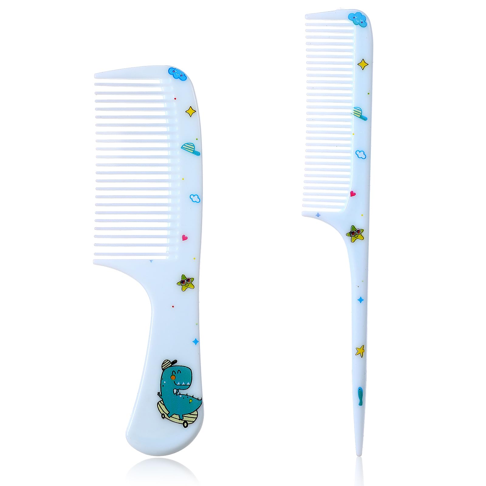 Styquenzer peine-diente-fin-azul para desenredar suavemente el cabello fino.