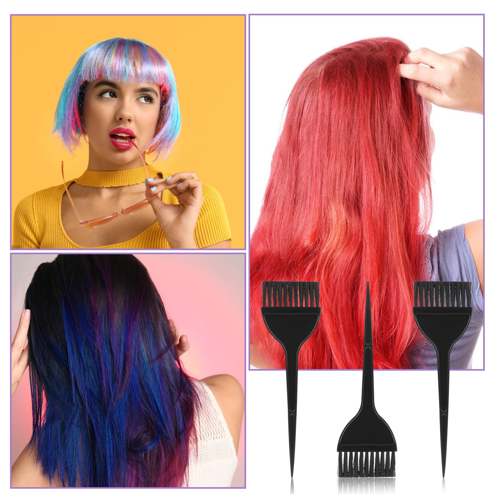 Styquenzer pincel coloración cabello apto para todo tipo de pelo, resultados profesionales.