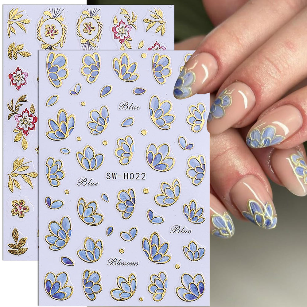 STZPRONAIL diseños florales variados para combinaciones únicas.