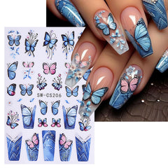 STZPRONAIL pegatinas de pétalos para uñas, estilo fresco para primavera.