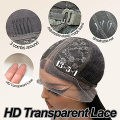 Su Mei.s glueless 26inch lace front wig back view with secure fit.