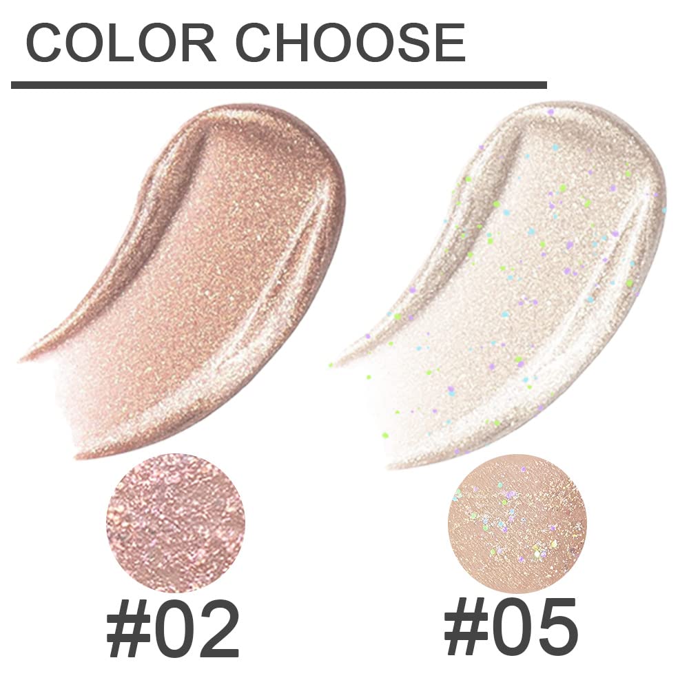 SUake sombra líquida con brillo iridiscente para looks vibrantes