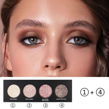 SUake sombras de alto pigmento para definición nítida de ojos.