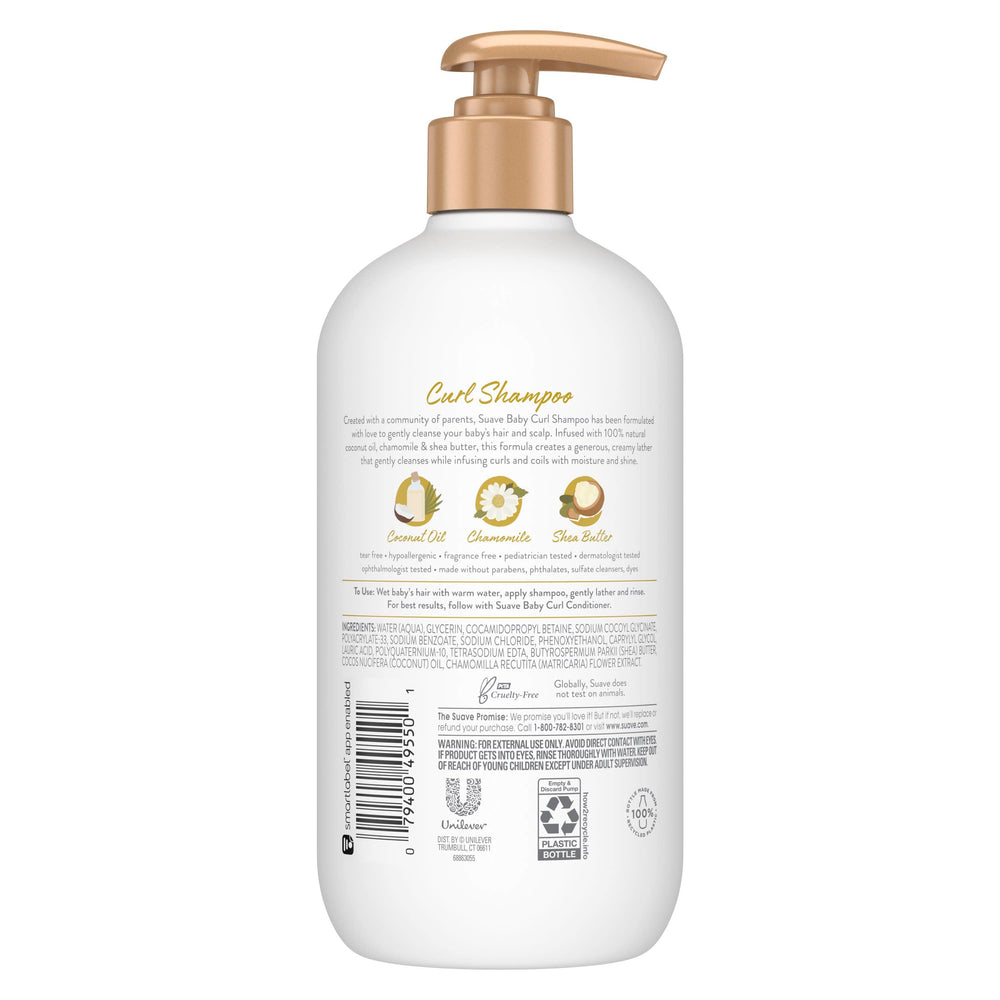 Suave Baby Curl Shampoo no parabens dyes promise safe everyday use